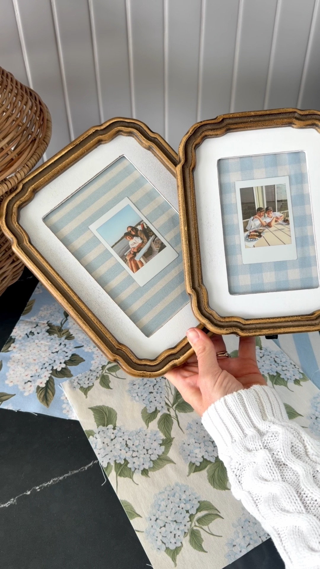 🤍 The most adorable + thoughtful gift for mom! Did you know you can buy fabric squares from Amazon? I found these (super affordable) blue themed fabric squares and knew I wanted to add them to frames. 

You could easily add a little drawing from kids, the viral ‘I love you’ saying, etc (not just a Polaroid) to the frames. Mom is going to love these!

#mothersday #mothersdaygiftidea #giftsformom 

#LTKHome #LTKMothersDay #LTKSaleAlert