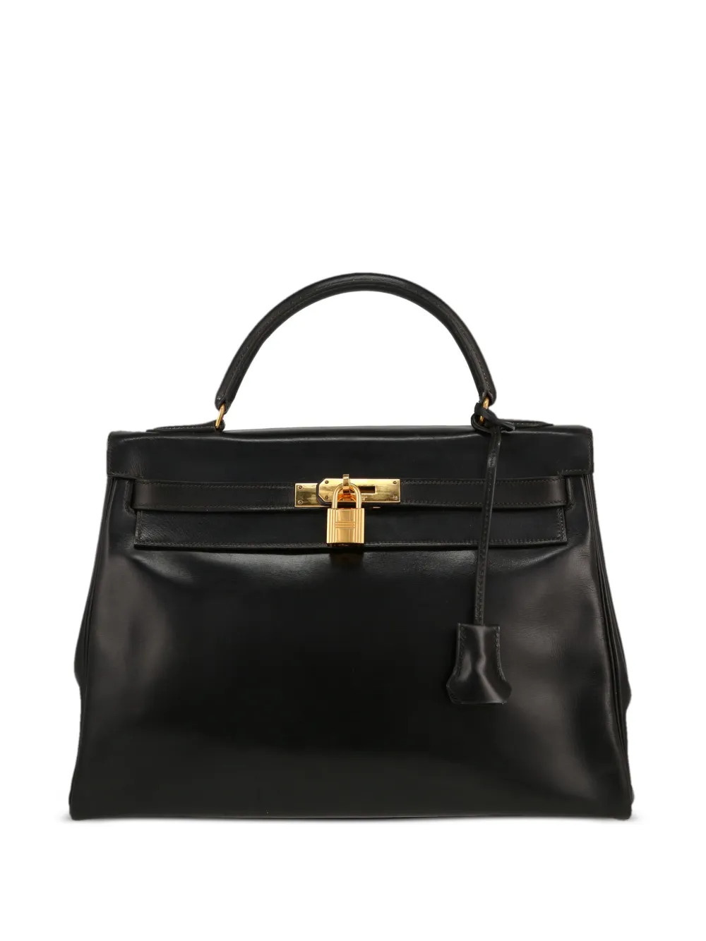 Hermès Pre-Owned 1980s Kelly 32 Cm Handbag  | Black | FARFETCH | Farfetch Global