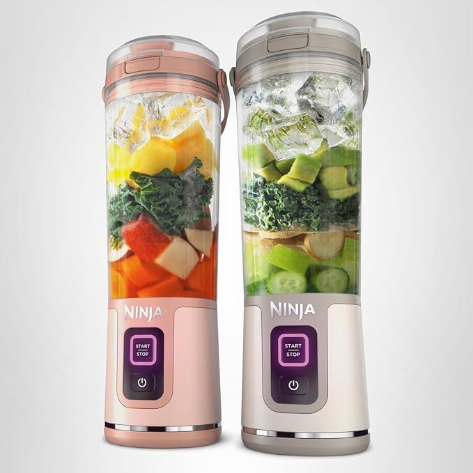 Ninja BC155PS Blast Two-Pack Portable Blender, Cordless, 18oz. Vessel, Personal Blender-for Shake... | Amazon (US)