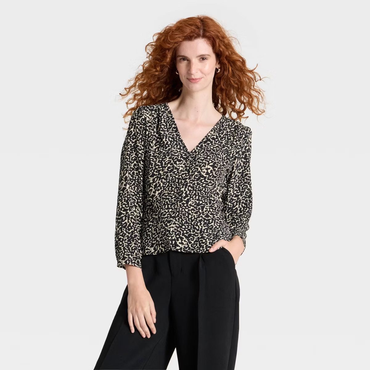 Women's Long Sleeve Button-Front Top - A New Day™ | Target