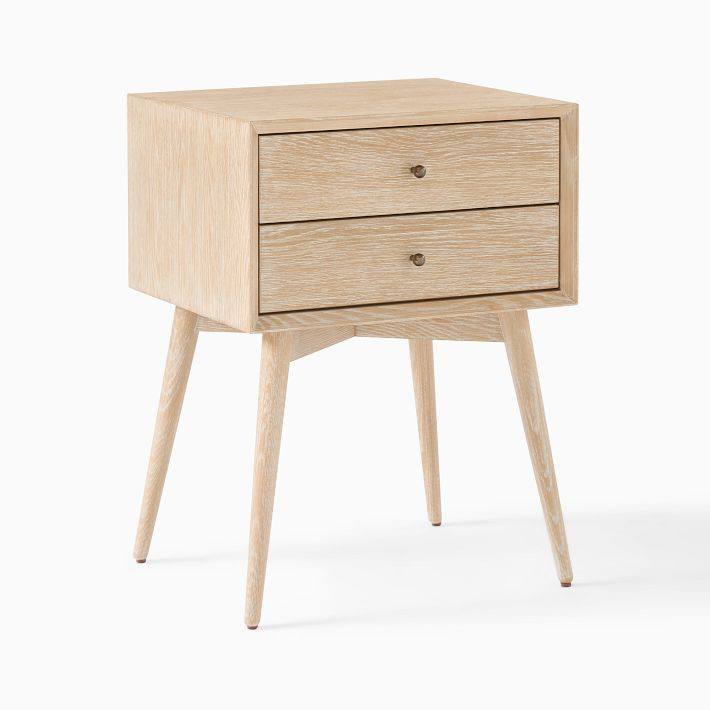 Mid-Century Closed Nightstand (18"–25") | West Elm (US)