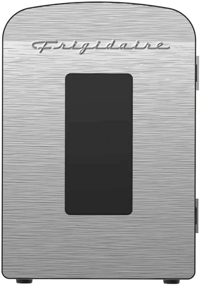 Frigidaire Portable 9-Can Mini Cooler Fridge, 5L, Brushed Stainless Rugged, Window, EFMIS189-SS, ... | Amazon (US)