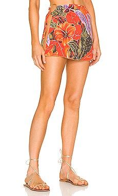 Indah Joy Swim Skirt in Tropix from Revolve.com | Revolve Clothing (Global)