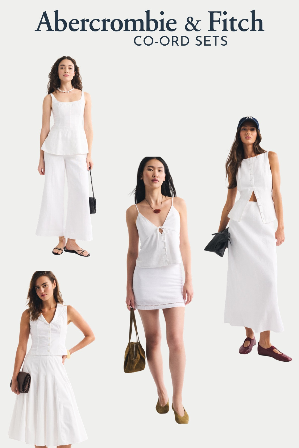 Bridal co-ord sets ON SALE at Abercrombie & Fitch 