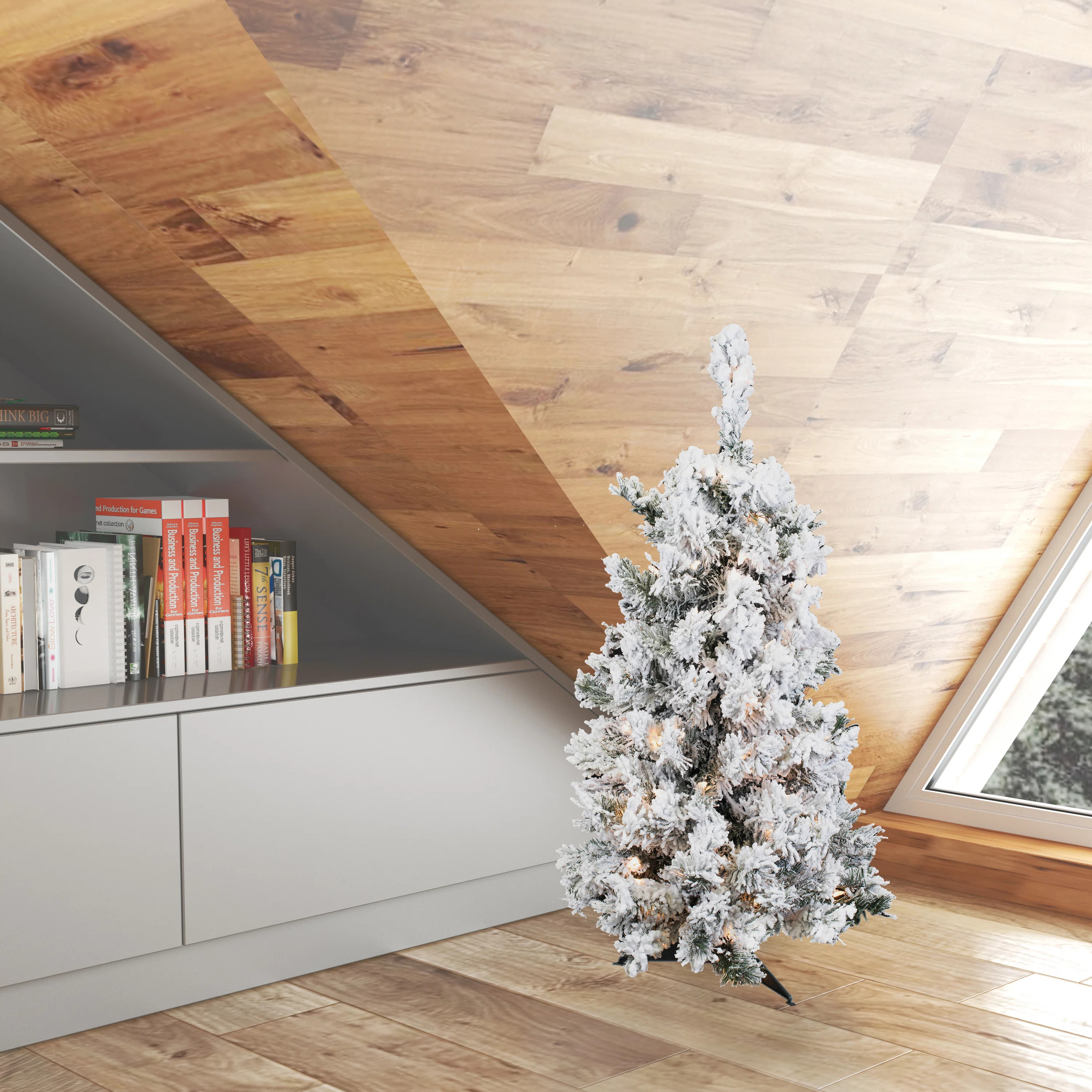 3' Lighted Pine Christmas Tree | Wayfair North America