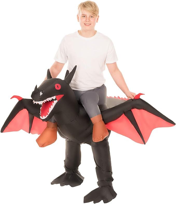 Morph Inflatable Ride-On Dragon Halloween Costume for Adults | Amazon (US)