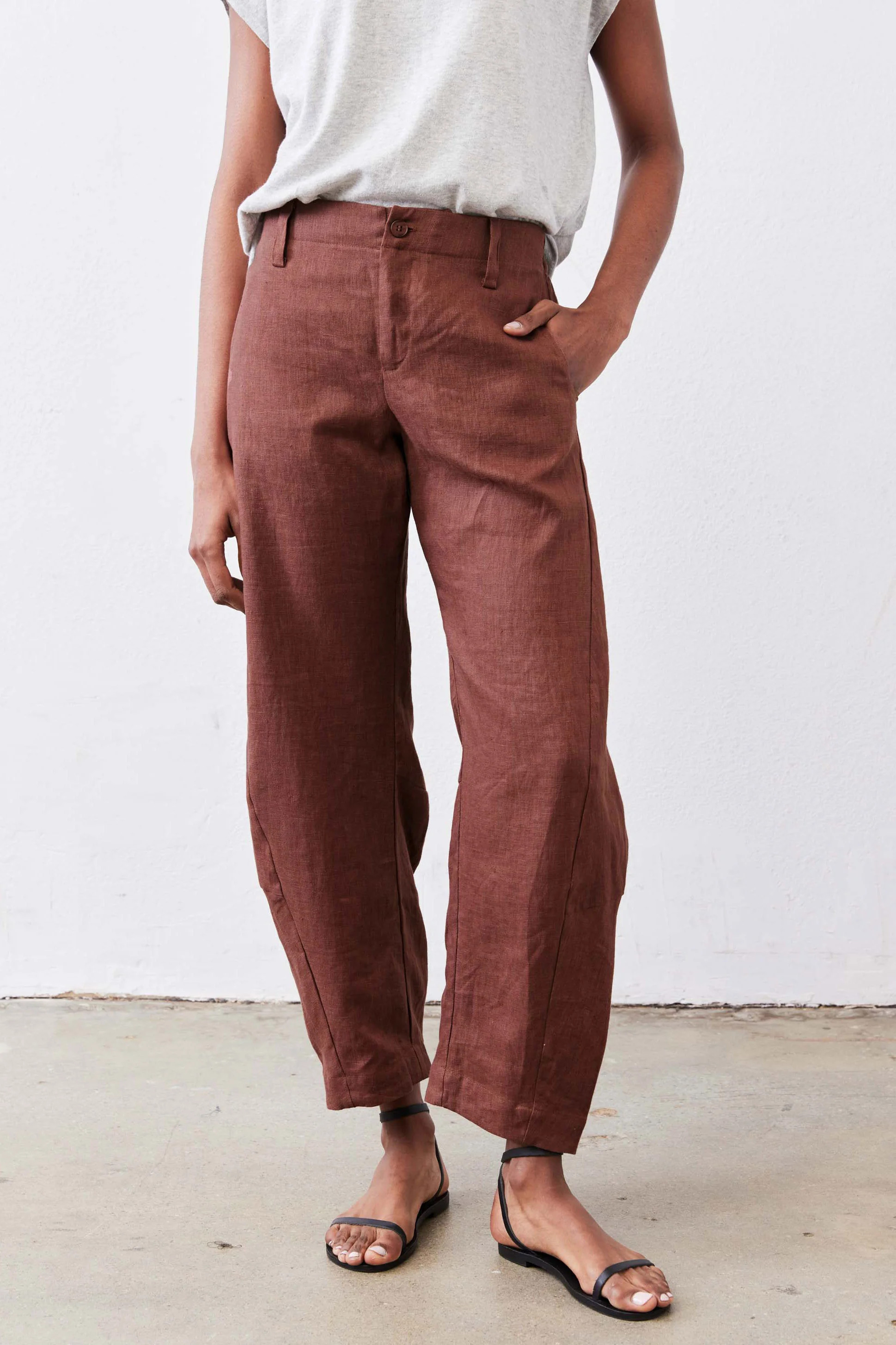 The Uptown Loose Linen Pants | Ruti