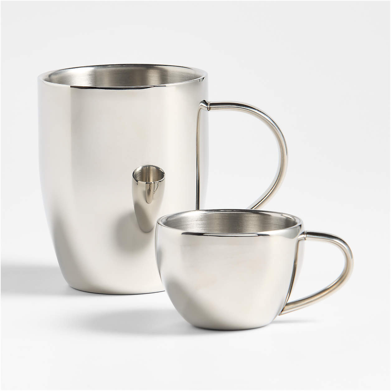 Stainless Steel 4-oz. Espresso Cup + Reviews | Crate & Barrel | Crate & Barrel