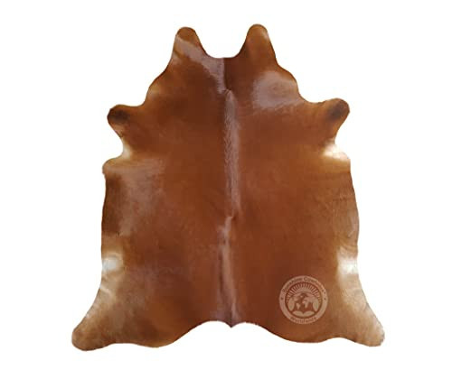 Sunshine Cowhides 100% Genuine Brown Cowhide Rug - Modern Style Animal Skin Rug & Floor Carpet for Living Room, Bedroom, Kitchen & More - Extra Large (6x7-8 Ft.) | Amazon (US)