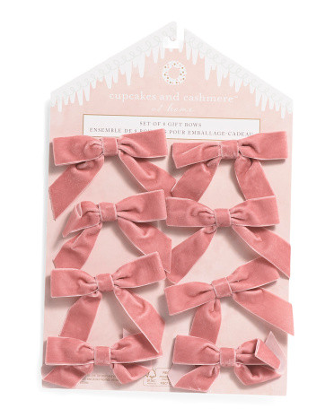 8pc Velvet Gift Bows Set | Pillows & Decor | Marshalls | Marshalls