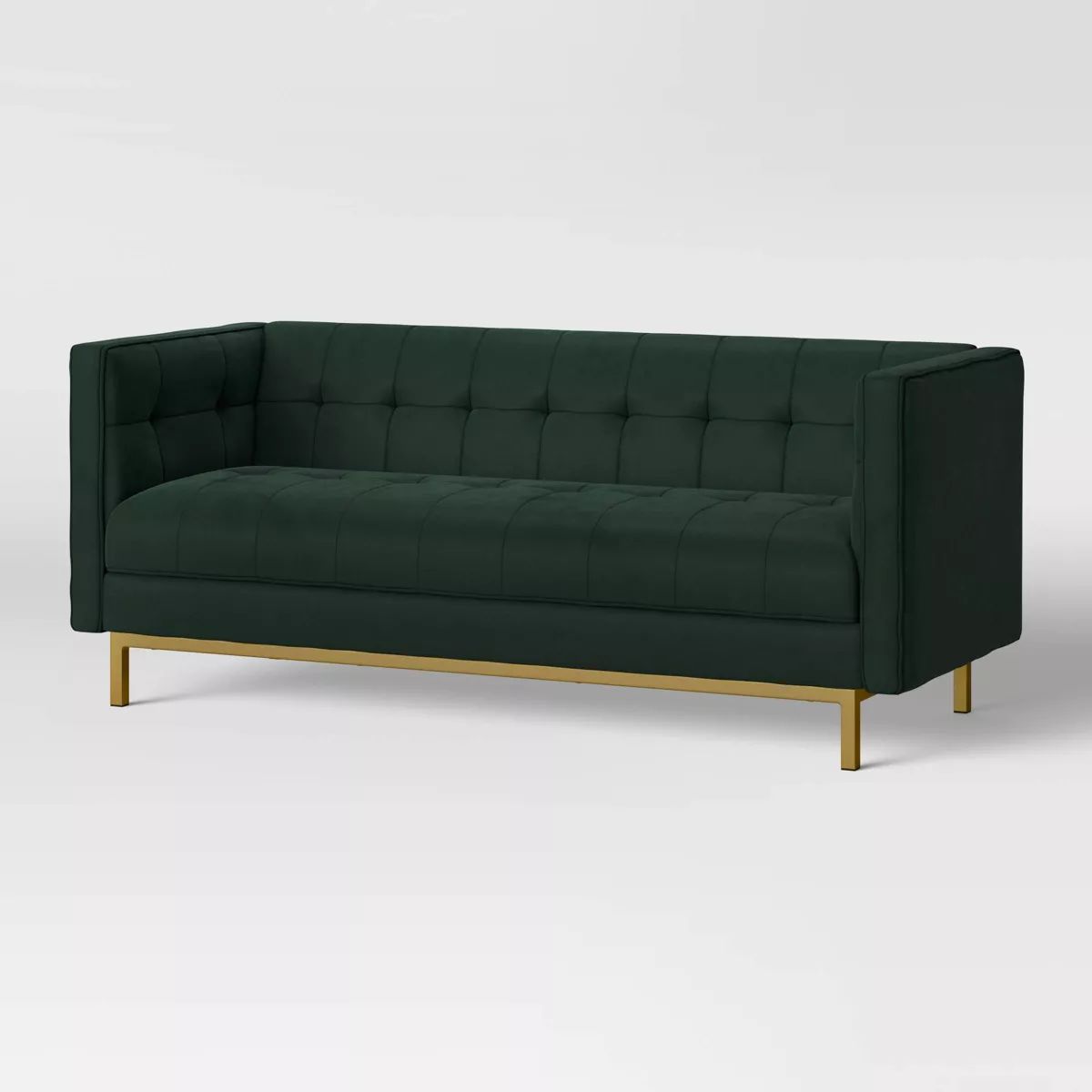 Cologne Tufted Track Arm Sofa Emerald Green - Threshold™ | Target