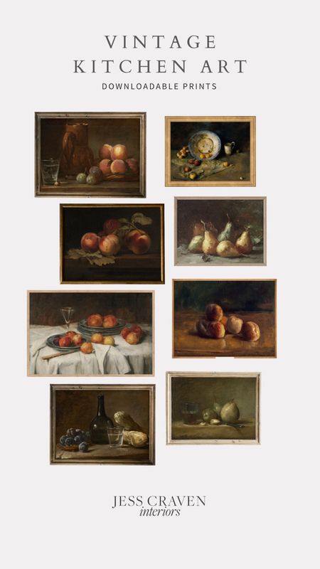Vintage fruit art, vintage kitchen art, vintage fruit paintings, vintage food paintings, printable art, downloadable art files, vintage art for kitchen 

#LTKstyletip #LTKhome #LTKHoliday
