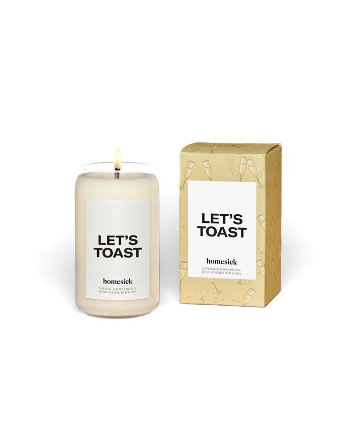 Homesick Candles Let's Toast Candle, Fruit & Champagne Scented & Reviews - Unique Gifts by STORY ... | Macys (US)