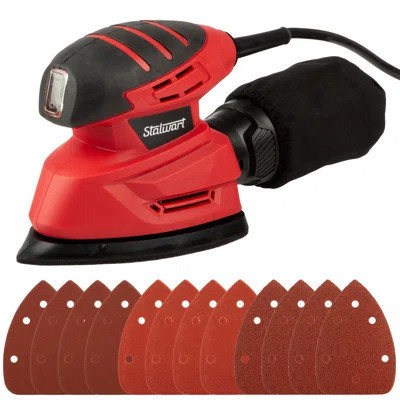 120V Electric Hand Sanders for Wood with Dust Collection System and 12pc Sandpaper by Stalwart | Wayfair North America