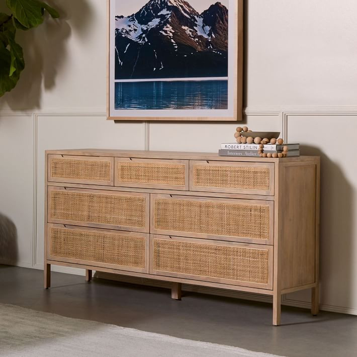 Yvette Woven 7-Drawer Dresser (60") | West Elm (US)