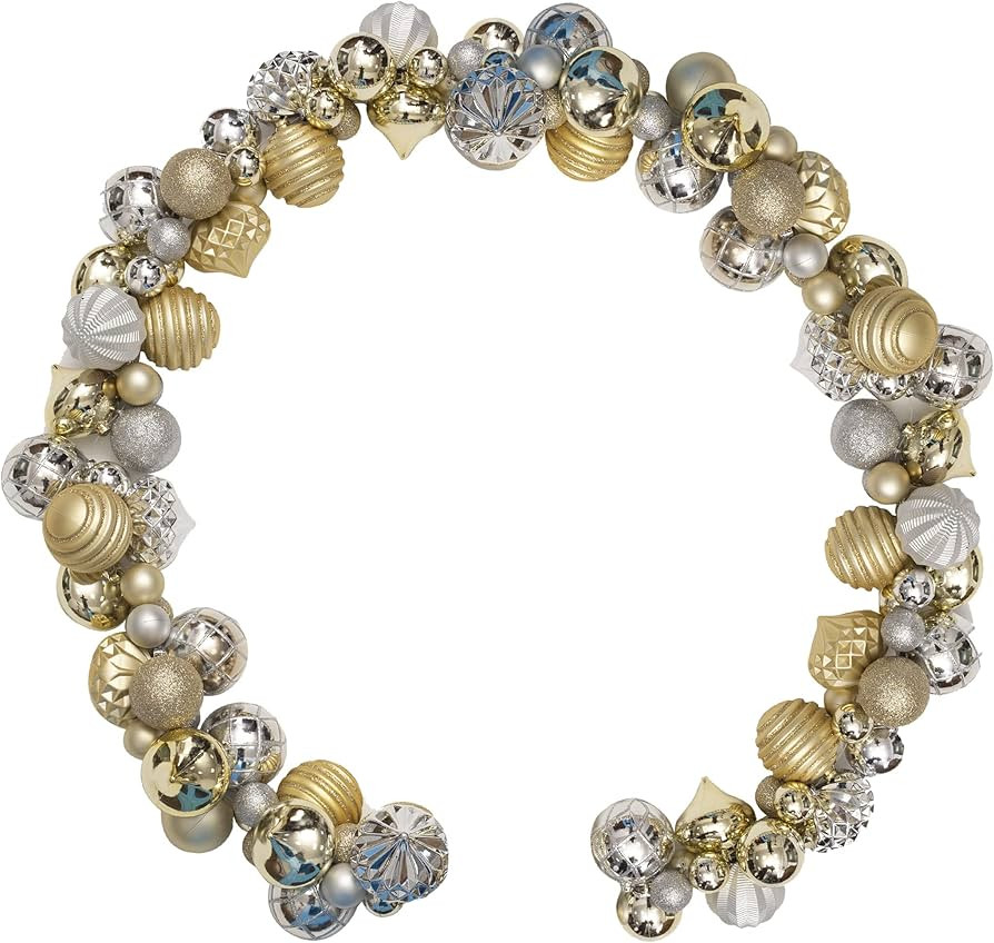 6 Feet Christmas Garland Balls Ornaments Shatterproof Christmas Bulb Garland Outdoor Indoor Hangi... | Amazon (US)