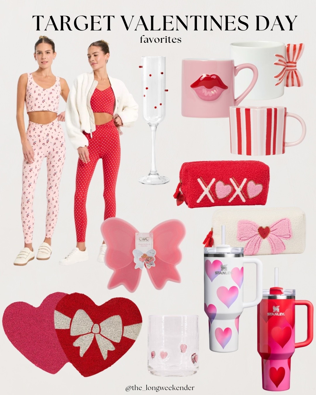 How cute are these Valentine’s Day mugs, workout sets, Stanley’s + finds from Target?! 

#LTKGiftGuide #LTKSeasonal #LTKFindsUnder50