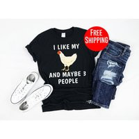 Chicken Shirt, Shirts For Women, Tshirt, Tshirt Gifts, Lover, Lover Shirt | Etsy (US)