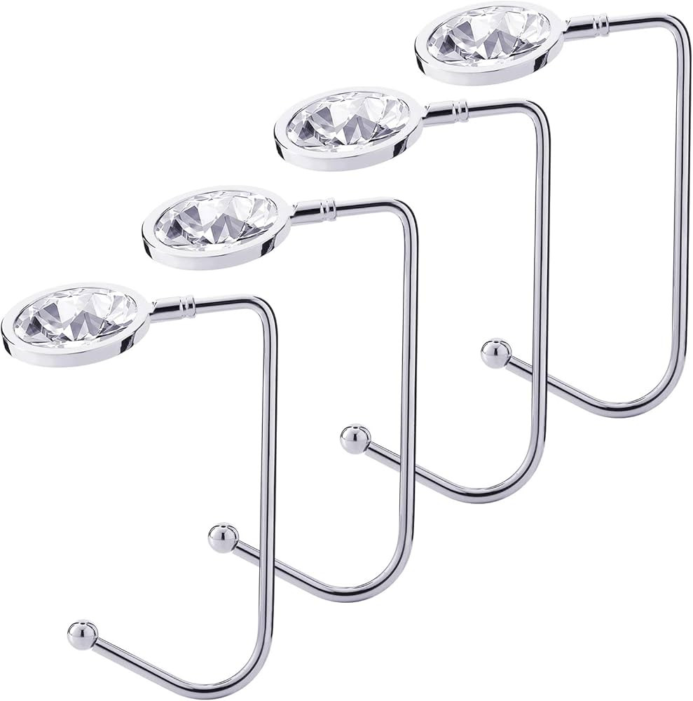 Sunshane 4 Pieces Christmas Stocking Holders Mantel Hooks Hanger Safety Hang Grip Stockings Clip ... | Amazon (US)
