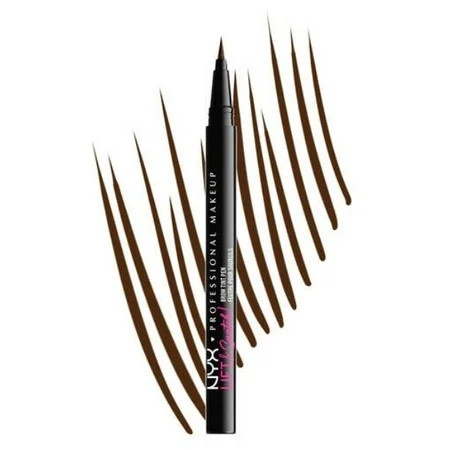 Espresso NYX Lift & Snatch! Brow Tint Pen Cosmetics Makeup - Pack of 3 w/ SLEEKSHOP Teasing Comb | Walmart (US)