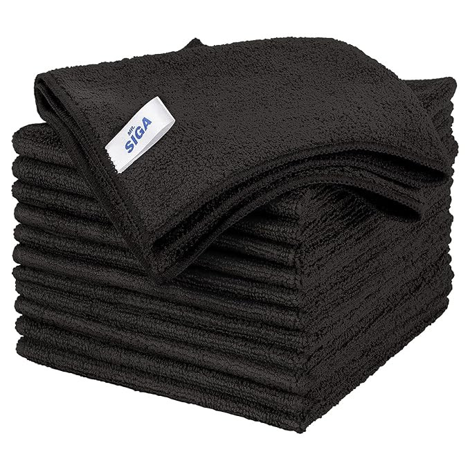 MR.SIGA Microfiber Cleaning Cloth, All-Purpose Microfiber Towels, Streak Free Cleaning Rags, Pack... | Amazon (US)