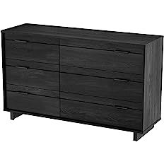 South Shore Fynn 6-Drawer Double Dresser, 0, Gray Oak | Amazon (US)