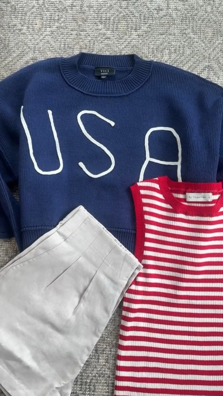 Memorial Day outfit ideas on sale🇺🇸 use code: GRACEW30 to save 30% on Vici!

memorial day, memorial day outfit ideas, sale, sale alert, sale finds, USA sweater, gingham dress, trouser shorts, jean shorts, striped shirt, romper, tall girl friendly, boy mom, Grace White, a Southern Drawl 

#LTKFindsUnder100 #LTKSaleAlert #LTKStyleTip