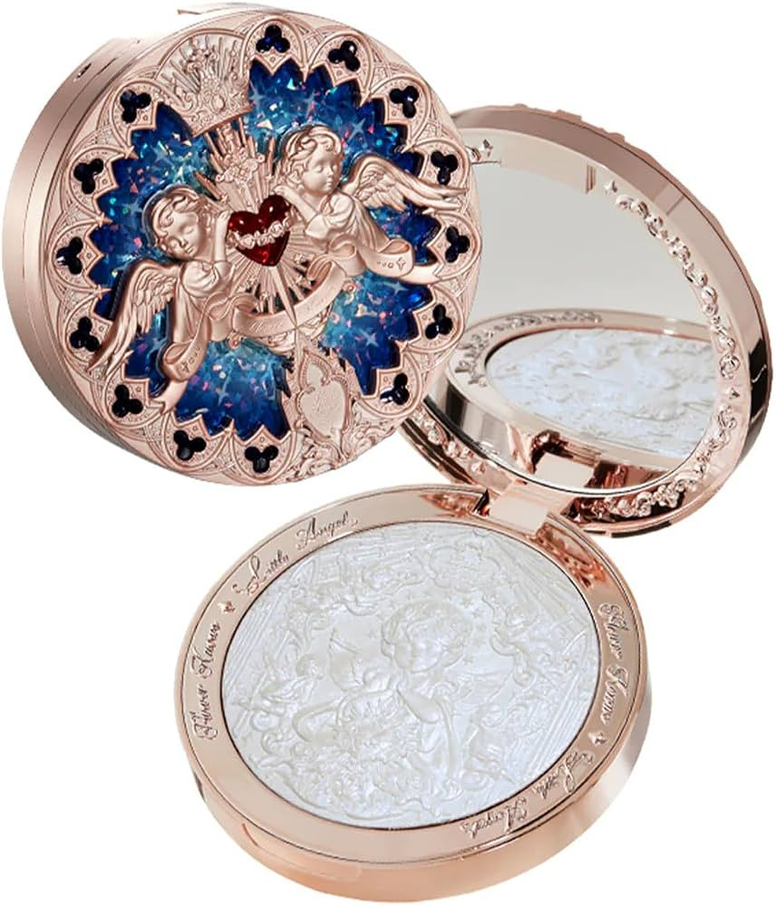 Flower Knows Little Angel Embossed Highlighter - Cool Starlight Highlighter Powder,Long-Lasting E... | Amazon (US)