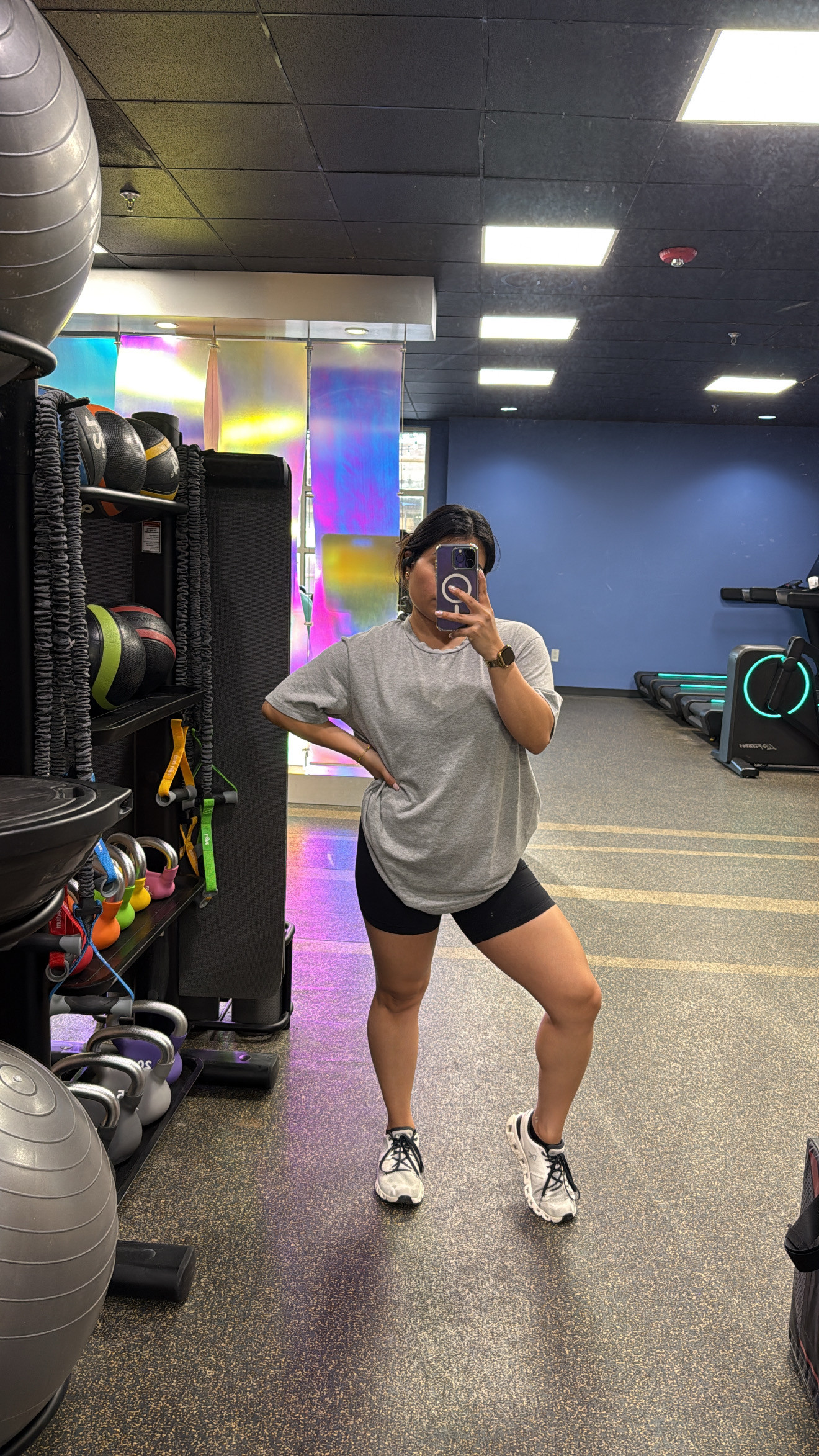 since learning about having an auto immune issue and learning how to eat for my body - my workouts have also changed. i learned walking is better for me than running. strength training is also good for me and on my layovers i do utilize the hotel gyms a lot!

i actually love programming my workouts and knowing what works best for my body now i can truly start seeing results. this is my workout uniform - shorts and a baggy top!

im not comfortable in tight tops yet but one day ill be there. 

 #LTKdayinmylife #LTKfitnessgoals #LTKActive