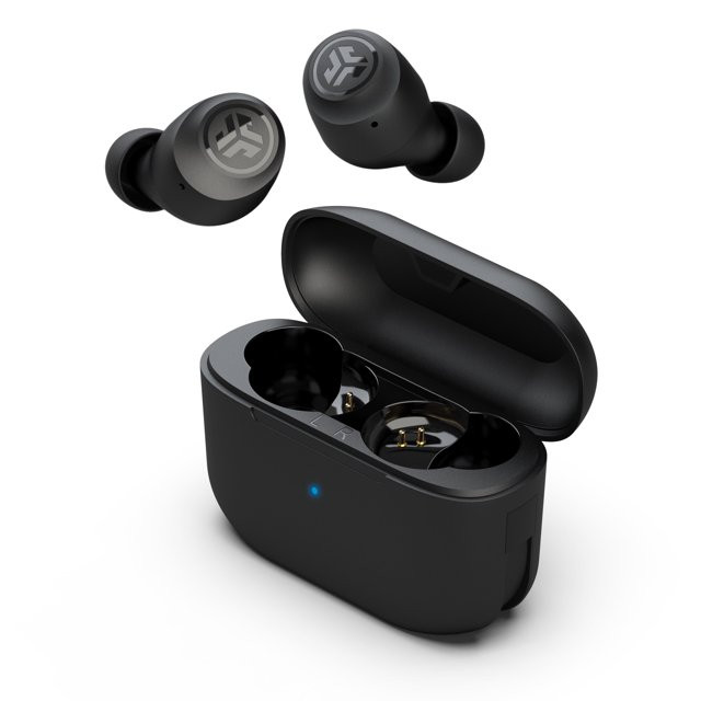 JLab Go Air Pop True Wireless Earbuds w/ Charging Case, Black | Walmart (US)