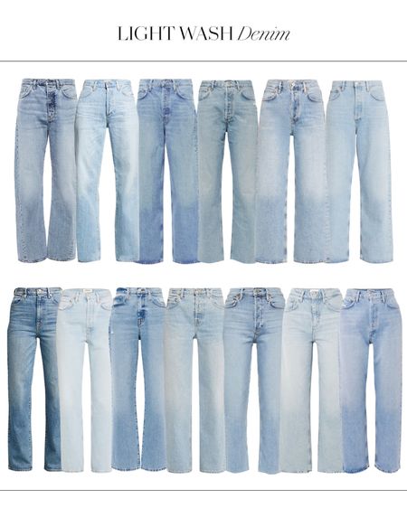 Light wash denim 🤍 jeans that are perfect for spring and summer