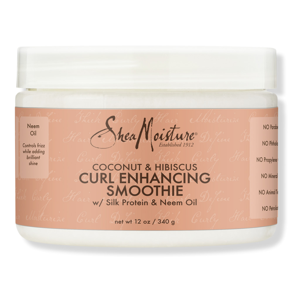 SheaMoisture Coconut & Hibiscus Smoothie Curl Enhancing Cream - 12.0 oz | Ulta