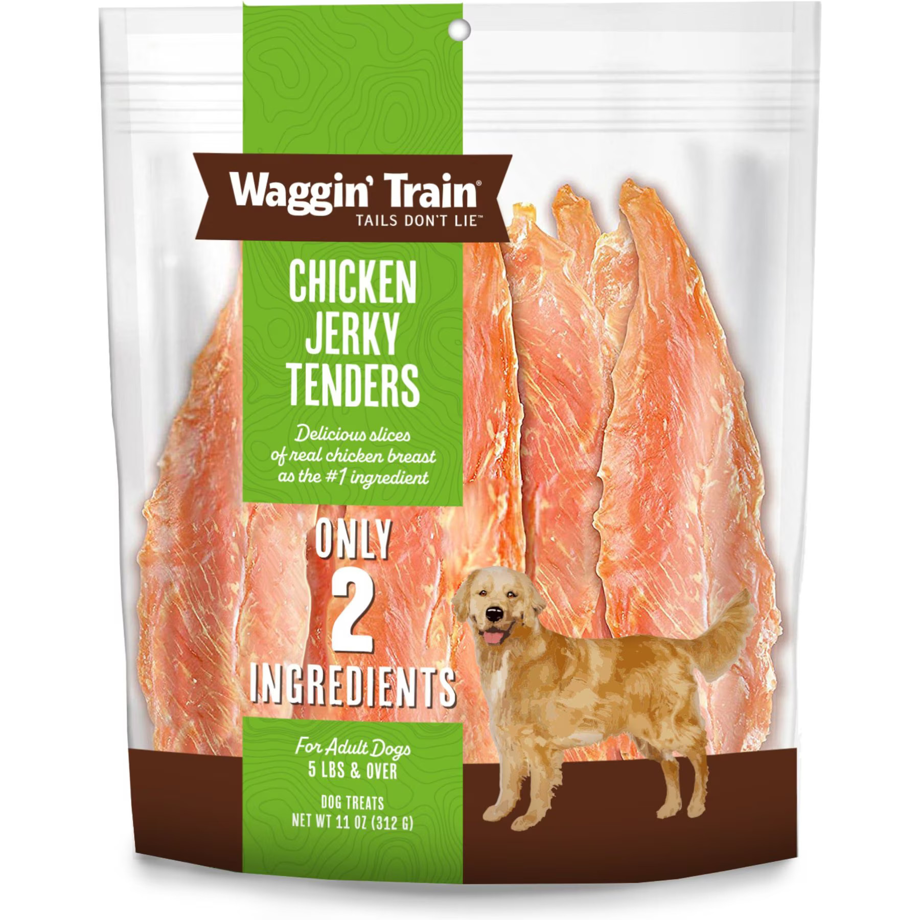 Waggin' Train Chicken Jerky Tenders Limited Ingredient Dog Treats, 11-oz bag | Chewy