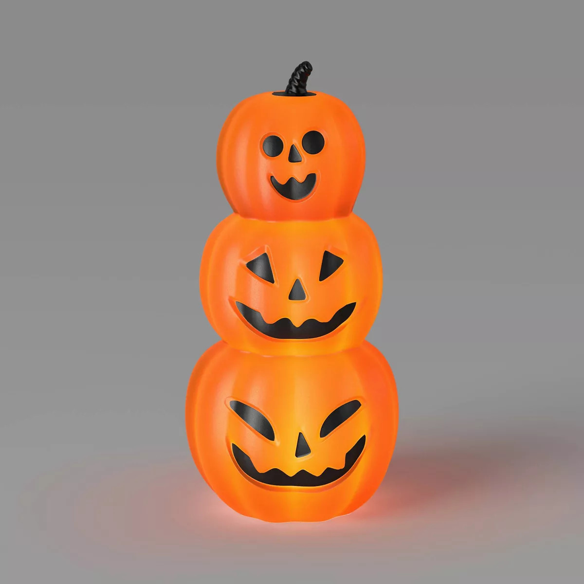 18" Stacked Pumpkins Blowmold Halloween Decorative Prop: Hyde & EEK! Boutique™, Sheltered Outdo... | Target