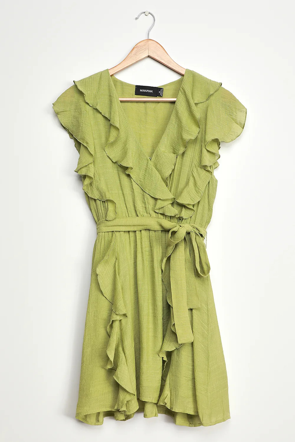 Fooling Around Light Green Ruffled Mini Dress | Lulus (US)