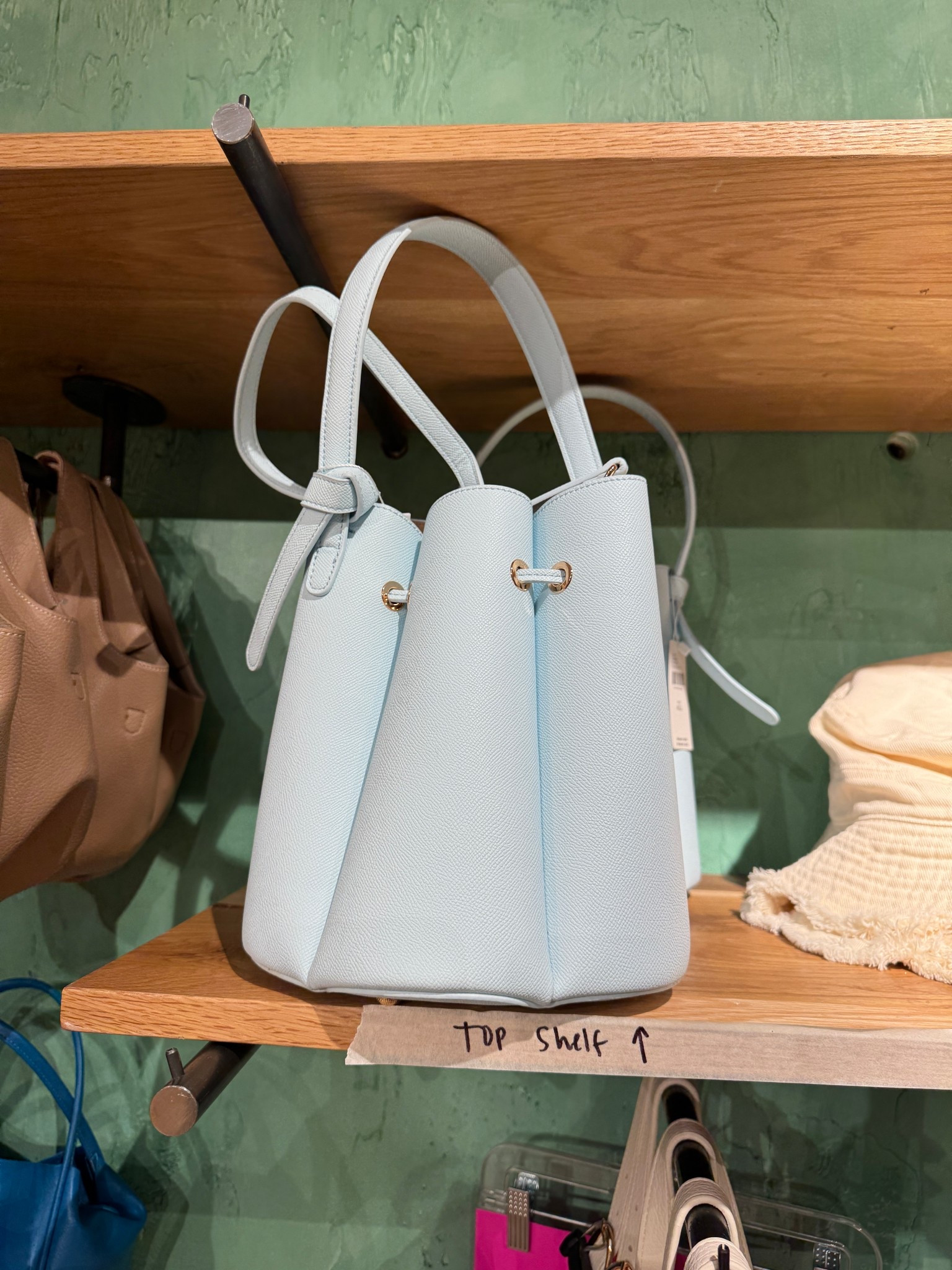 Loving the icy blue trend! This bag is so cute, I’m regretting not buying it. Anthro has so many cute options!