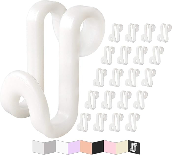 Clothes Hanger Connector Hooks, Outfit Hangers, Hanger Extender Clips, Cascading Hanger Hooks, Ve... | Amazon (US)