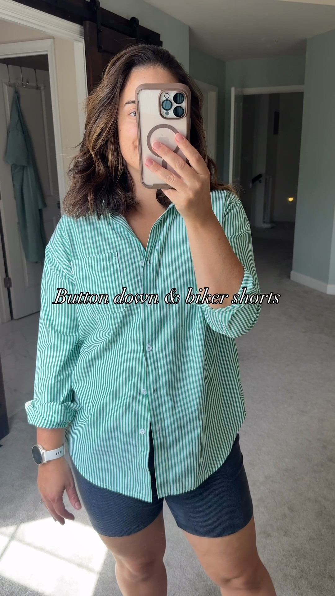 Cooler September temps = the best excuse to pull out my go-to fall outfit combo: an oversized button-up with biker shorts. 🍂 I love the long sleeves + shorts look, and this wrinkle-free Amazon button-down makes it so easy to style (under $10 + comes in tons of colors!). 🙌 The perfect affordable Amazon fashion find for everyday style this season.



#falloutfit #fallstyleinspo #septemberstyle #amazonfashionfinds #amazonstyle #bikeroutfit #falloutfitinspo #amazonfinds #casualfalloutfit #everydaystyle #fallmomstyle #buttondownshirt #affordablefashion #falloutfitideas #amazonoutfit

#LTKCon #LTKStyleTip #LTKSeasonal