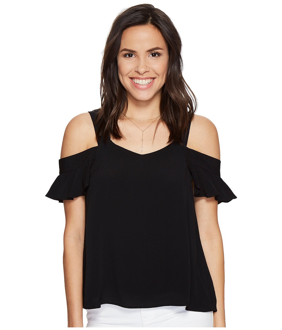 Sanctuary - Annie Bare Shoulder Top (Black) Women's Short Sleeve Pullover | Zappos