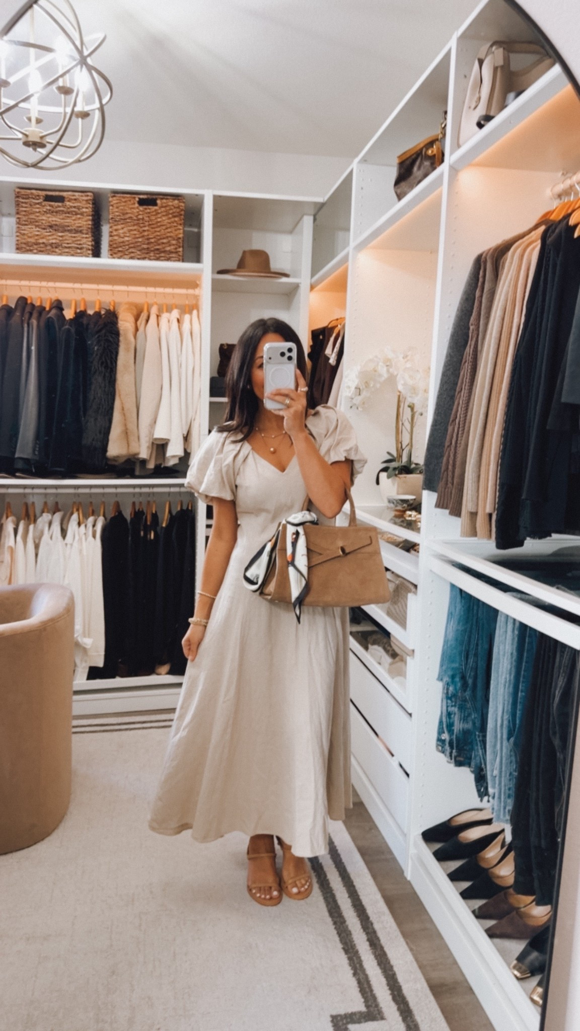 Linen dress⭐️ Zara find - very chic with modern details…
I sized up one to a medium, it’s a tad big- I could have done my true size small to be more fitted

#LTKOver40 #LTKootd