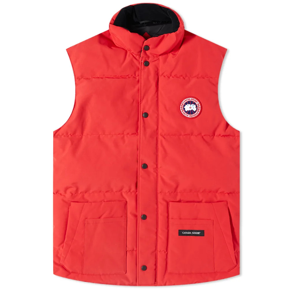 Canada Goose Men's Freestyle Vest in Red, Size X-Small | END. Clothing