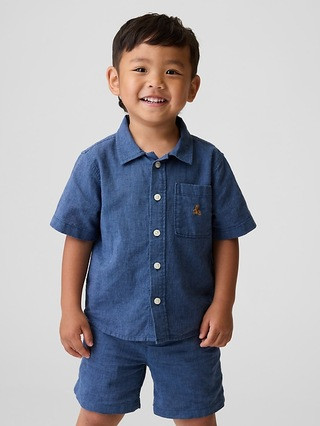 Baby & Toddler Linen-Cotton Shirt | Gap (US)
