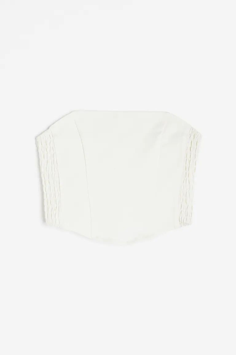 Corset-style Crop Top | H&M (US + CA)