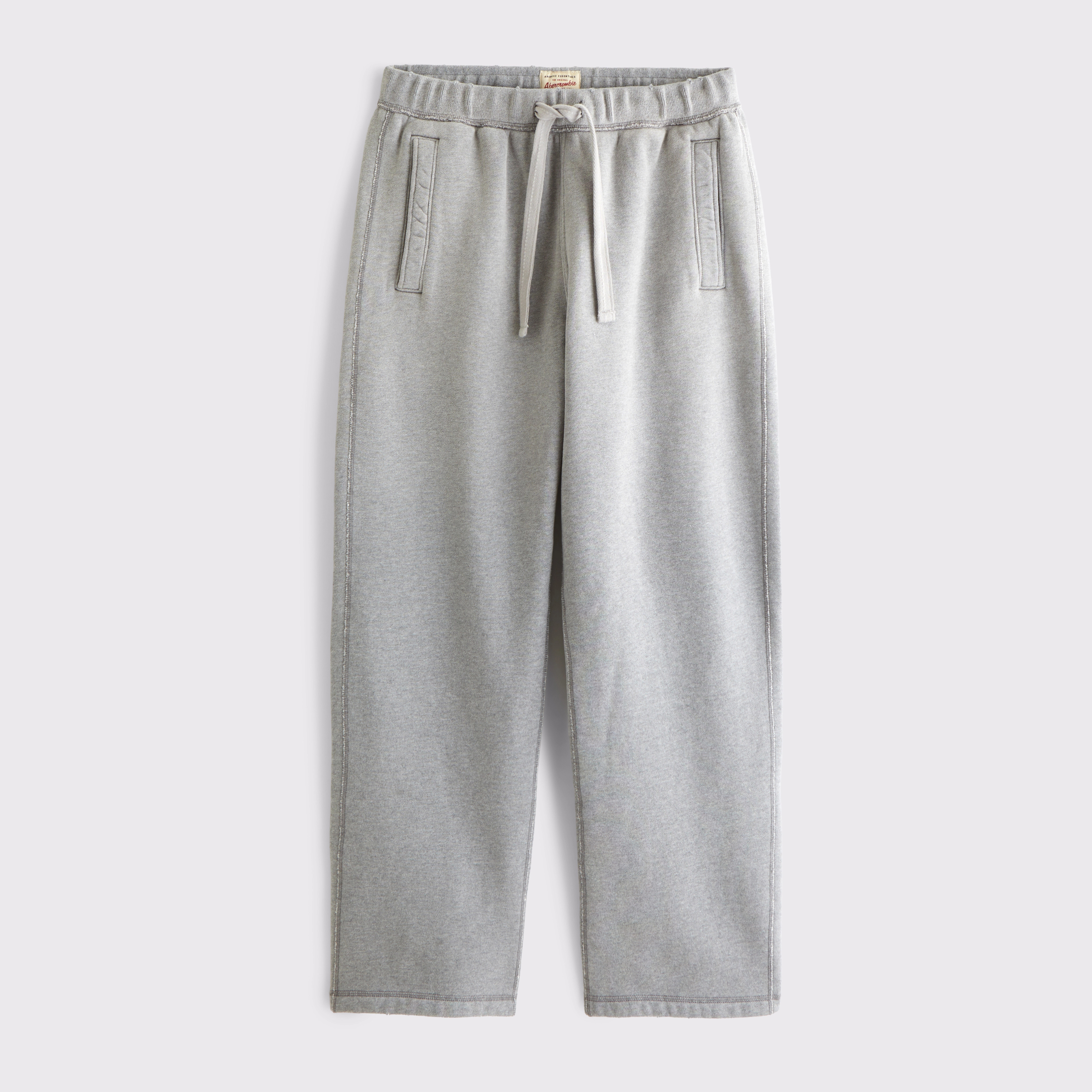 Heritage Heavyweight Baggy Open-Hem Sweatpant | Abercrombie & Fitch (US)