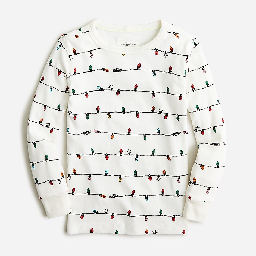 Kids' long-sleeve printed sleep set | J. Crew US