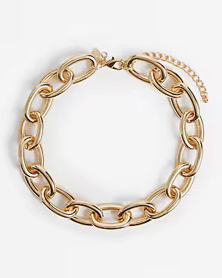 Thick Linked Chain Necklace | Express