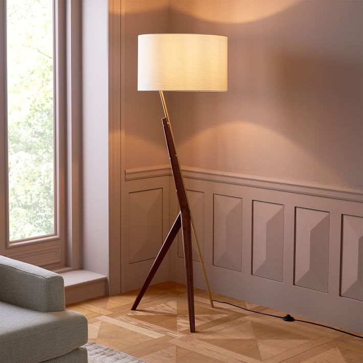 Caldas Floor Lamp (65") | West Elm (US)