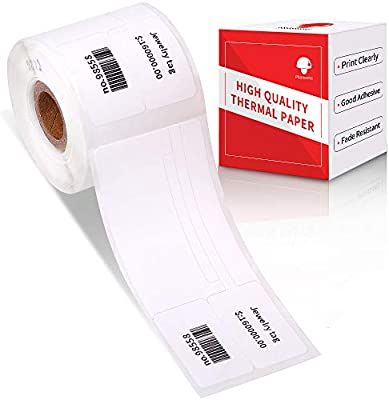 Phomemo M110 Label Maker Paper, Self-Adhesive Jewelry Price Label Paper, White Self-Adhesive Ther... | Amazon (US)