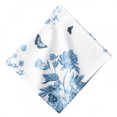 Juliska Field Of Flowers Chambray Napkin 22" Square | Gracious Style
