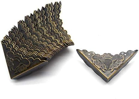 T Tulead 30PCS Box Corner Protectors Decorative Corner Antique Protector Bronze Corner Protector ... | Amazon (US)